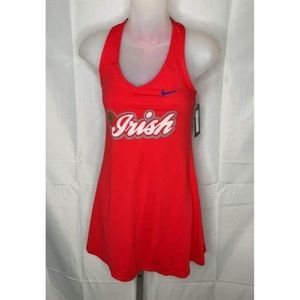 𝅺xs New NWT Nike Red Irish mini dress racer back bright red